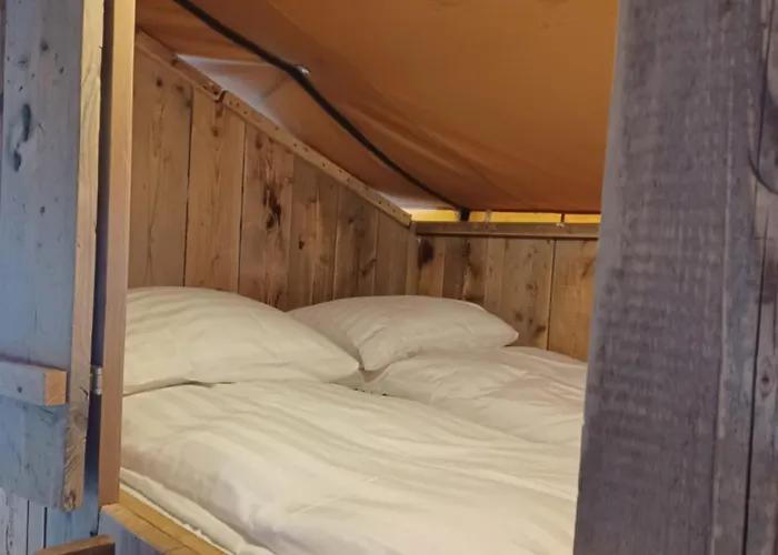 Semesterbostad Luxe Safaritent Met Prive Sanitair Voor Het Hele Gezin I 6 Personen Epe